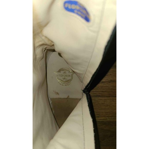 Sold Mens Florsheim Black Leather Boots Size 6.5 E - Picture 7 of 9